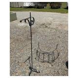 Log Rack and Iron Stand
