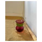 Cranberry Art Glass Vase