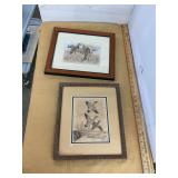 2 Piece Waterfowl Art Lot