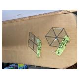 2 Beveled Glass Sun Catchers