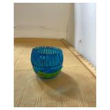Blenko Blue Art Glass Vase