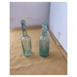 Macks Florida Water & Wells Miller Antique Bottles