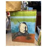 Oil on Canvas Fishing Painting