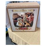 Porcelain Christmas Scene