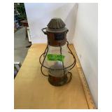 White Light Antique Maritime Copper Lantern