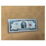 1963 Red Seal $2 Bill