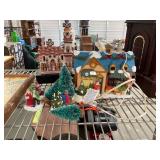 Christmas Village House and Pottery House