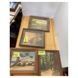 Signed Oil on Canvas Paintings