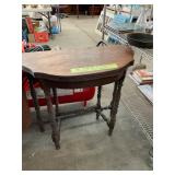 Demilune Antique Game Table
