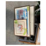 3 Piece Memory Dock Shell Art, Ship, Wall Art Lot