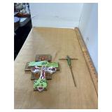 3 Piece Cross Crucifix Lot