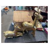 2 Gold Deer
