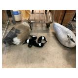 4 Goose Decoys