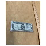 1953 $5 Silver Certificate