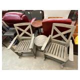 Patio Rocker and Table Set