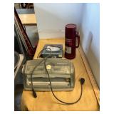 Thermos, Shell Dish, and Laminator