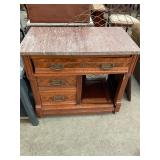 Antique Marble Top Washstand