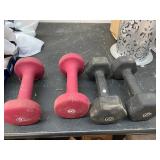 2 Pair of Dumbbells