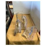 Brass Candlesticks and Pitcher Lot