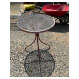 Round Metal Outdoor Table