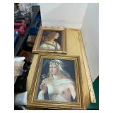 2 Piece Vintage Art Lot