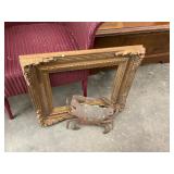 Vintage Frame and Iron Crab Wall Art