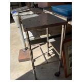 Rolling Stainless Table
