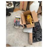 Work Light and Car Parts Lot