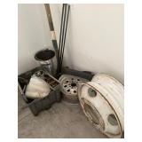 Rims, Large Shovel Garage Lot