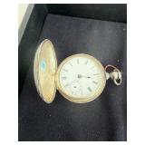 Antique Coin Silver Waltham Pocket Watch