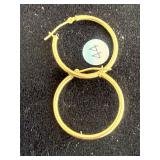10K Gold Hoop Earrings