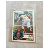 Tony Gwynn Padres Rookie Card Topps