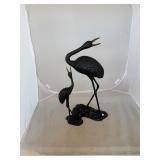 Bronze Heron Statue