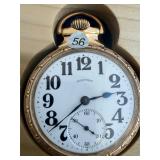 Bunn Special Illionois 21 Jewel Pocket Watch works