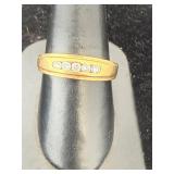 14K Gold Mens Ring