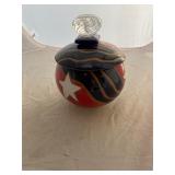 Mesilla Pottery and Art Glass Jar