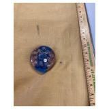 Antique Amethyst Flower Frog