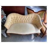 Antique Tufted Loveseat