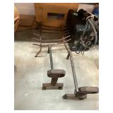 Antique Andirons Set