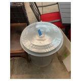 Metal Trash Can