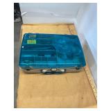 Blue Plano Tackle Box and Contents