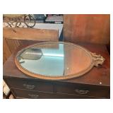 Antique Oval Mirror