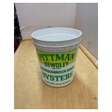 Pittman Bewdley Lancaster Gallon Oyster Can