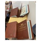 4 Stamp Album books