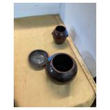 2 Pottery Jars