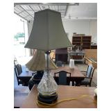Vintage Cut-Crystal Decanter Lamp