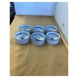 Blue and White Grape Dishes
