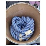 2 1/2 Blue 3 Strand Rope 3 Pc Lot