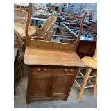 Antique Oak Washstand