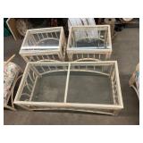 Benchcraft Rattan Coffee Table and End Tables